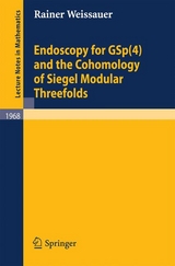 Endoscopy for GSp(4) and the Cohomology of Siegel Modular Threefolds - Rainer Weissauer
