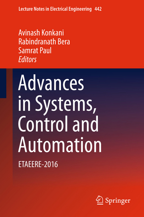 Advances in Systems, Control and Automation - 