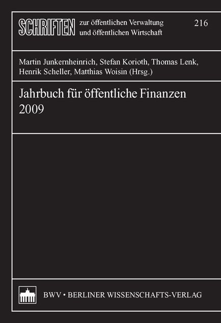 Jahrbuch für öffentliche Finanzen (2009) - 