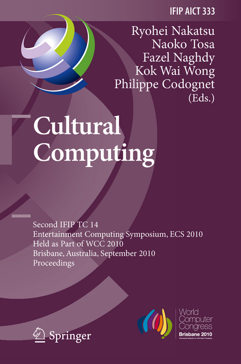 Cultural Computing - 