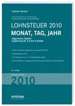 Lohnsteuertabelle 2010 Mehr-Kinder-Tabelle