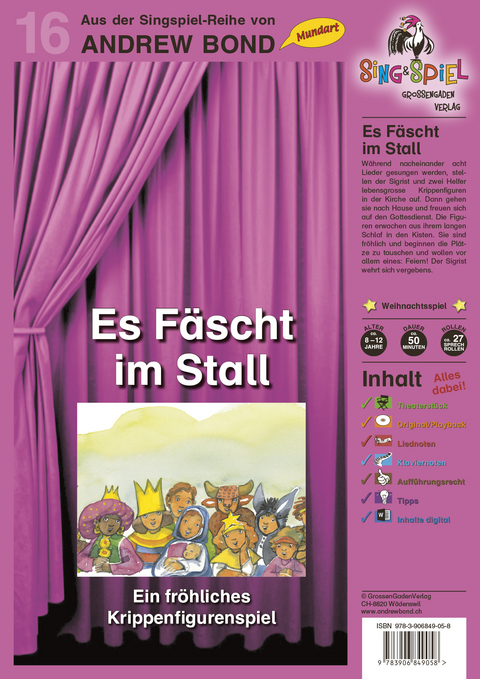 Es Fäscht im Stall, Singspiel mit CD (SS16) - Andrew Bond