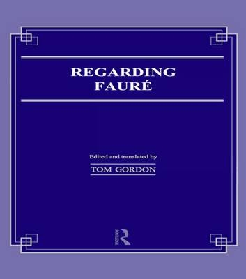 Regarding Faure -  Tom Gordon