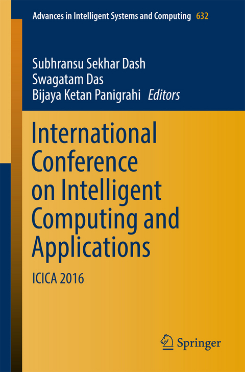 International Conference on Intelligent Computing and Applications - 