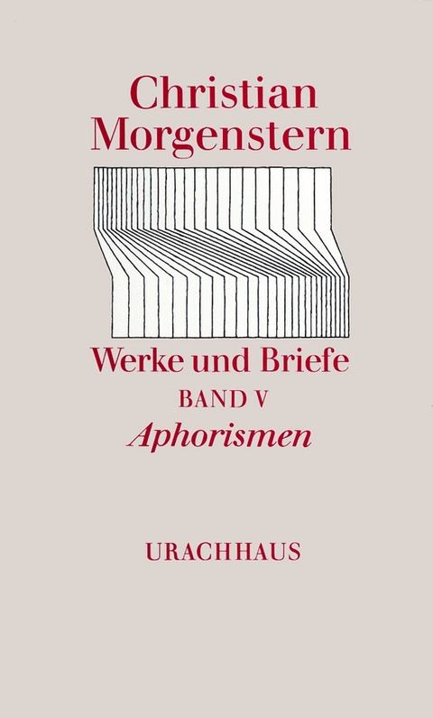 Werke und Briefe. Stuttgarter Ausgabe. Kommentierte Ausgabe / Aphorismen - Christian Morgenstern