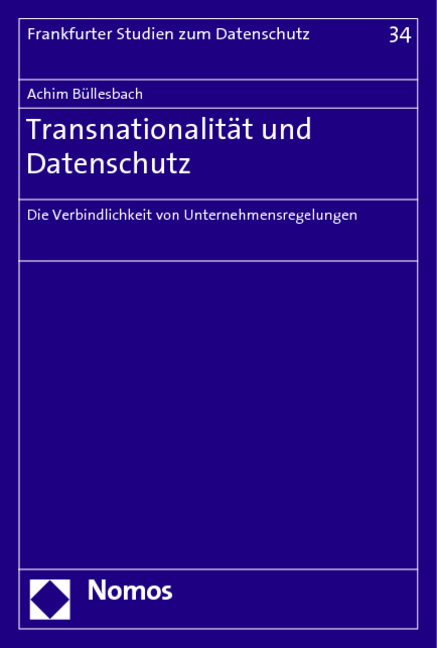 Transnationalität und Datenschutz - Achim Büllesbach