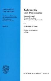 Kybernetik und Philosophie. - Helmar Frank