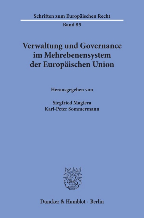 Verwaltung und Governance im Mehrebenensystem der Europäischen Union. - 