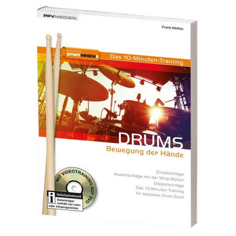 Drums - das 10-Minuten-Training - Frank Mellies