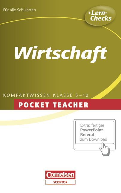 Pocket Teacher - Sekundarstufe I - Neue Ausgabe / Wirtschaft - Johannes Greving