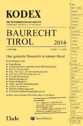 KODEX Baurecht Tirol 2016 - Barbara Gstir