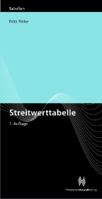 Streitwerttabelle - Fritz Finke