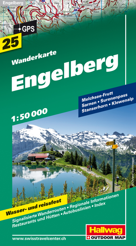 Engelberg Wanderkarte Nr. 25, 1:50 000