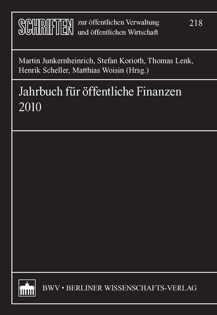 Jahrbuch für öffentliche Finanzen (2010) - 