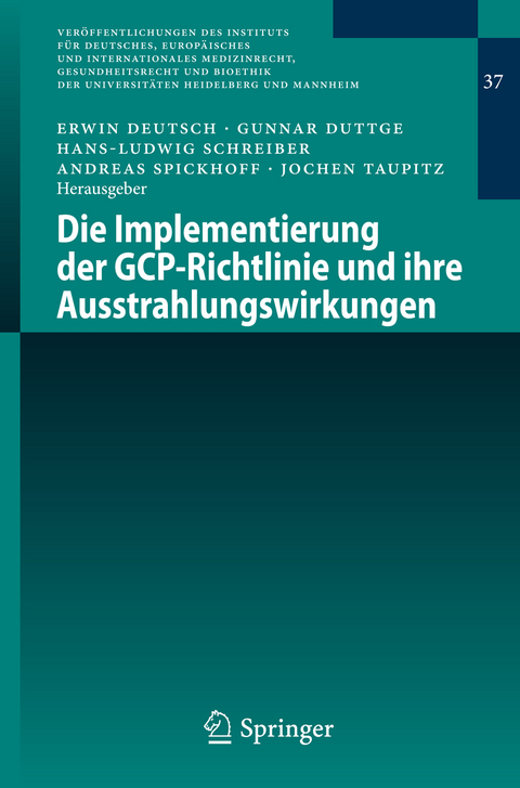 Die Implementierung der GCP-Richtlinie und ihre Ausstrahlungswirkungen - 