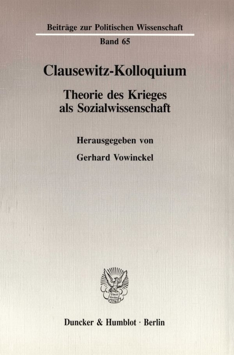 Clausewitz-Kolloquium. - 