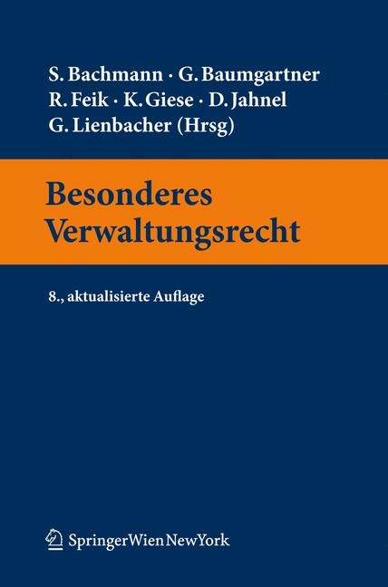 Besonderes Verwaltungsrecht - 