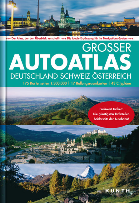 Großer Autoatlas Deutschland, Schweiz, Österreich