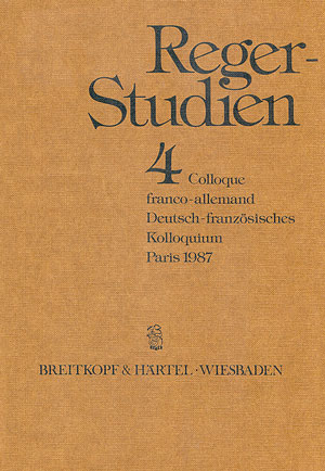 Reger Studien / Reger-Studien 4 - 