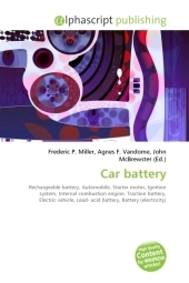 Car Battery - Frederic P Miller, Agnes F Vandome, John McBrewster