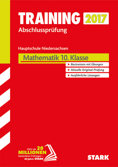 Training Abschlussprüfung Hauptschule Niedersachsen - Mathematik 10. Klasse