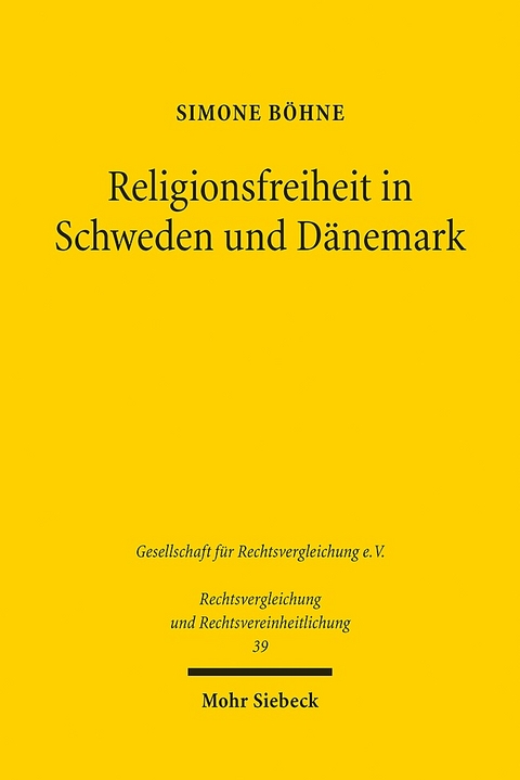 Religionsfreiheit in Schweden und Dänemark - Simone Böhne
