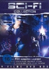 Science-Fiction-Box, Lederschuber, 3 DVDs