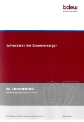 Jahresdaten der Stromversorger 2007, m. CD-ROM