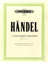 Hallenser Sonaten a-Moll, e-Moll, h-Moll für Flöte (Violine), Cembalo (Klavier) - Georg Friedrich Händel