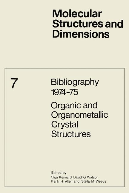 Bibliography 1974-75 Organic and Organometallic Crystal Structures - 