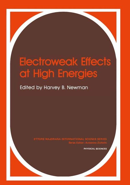 Electroweak Effects at High Energies -  Harvey B. Newman