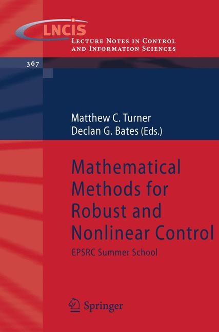 Mathematical Methods for Robust and Nonlinear Control - 
