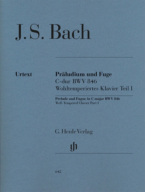 Johann Sebastian Bach - Präludium und Fuge C-dur BWV 846 (Wohltemperiertes Klavier I) - 