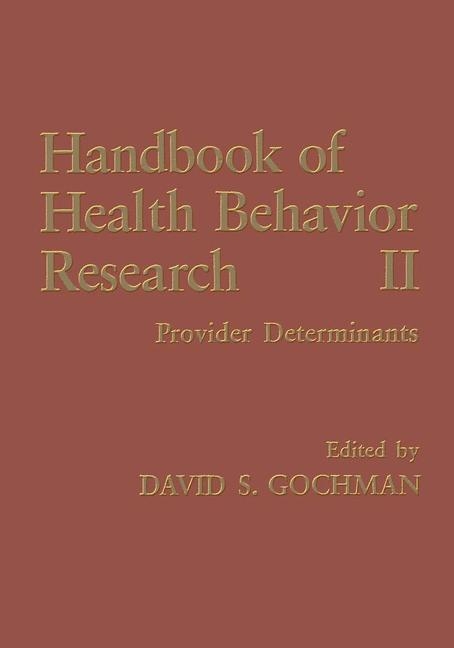 Handbook of Health Behavior Research II - 