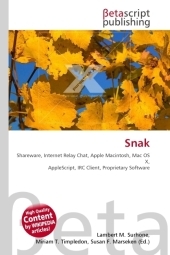 Snak - Lambert M Surhone, Miriam T Timpledon, Susan F Marseken