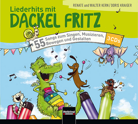 Liederhits mit Dackel Fritz - 3 Playback-CDs - Renate Kern, Walter Kern, Doris Kraiger