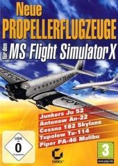 Neue Propellerflugzeuge für den Flugsimulator X, CD-ROM