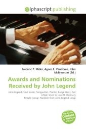 Awards and Nominations Received by John Legend - 