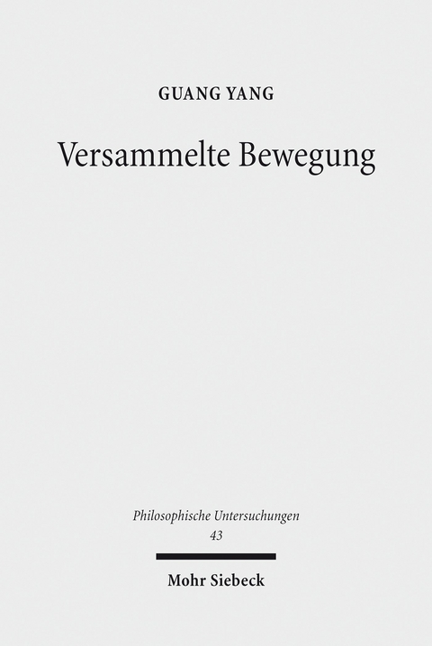 Versammelte Bewegung&#13; -  Guang Yang