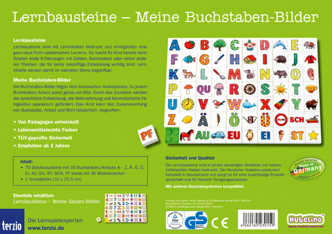 Lernbausteine (Kinderpiel), Meine Buchstaben-Bilder