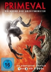 Primeval - Rückkehr der Urzeitmonster, Die kompletten Staffeln 1-3, 7 DVDs. Staffel.1-3