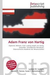 Adam Franz Von Hartig - 