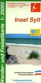 Wander- und Freizeitkarte Insel Sylt