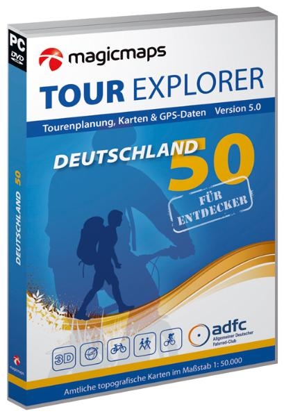 Deutschland gesamt 5.0 (1 : 50.000), DVD-ROMs