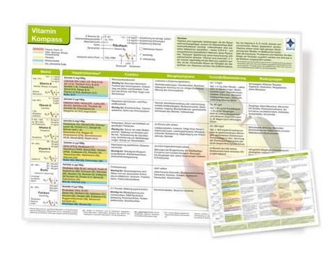 Vitamin Kompass, DIN A4, laminiert - Sebastian Blumentritt