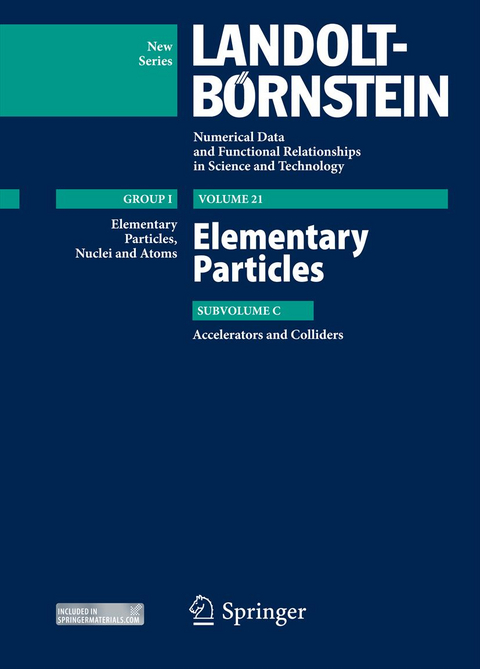 Elementary Particles - Accelerators and Colliders - Ugo Amaldi, Norbert Angert, Klaus Bethge, Frederick Bordry, Werner Herr, Friedhelm Caspers, Jean-Pierre Delahaye, Wolfram Fischer, Etienne Forest, Brennan Goddard, Markus Brugger, Helmut Burkhardt, Susanna Guiducci, Klaus Hanke, Jim Hinton, Werner Hofmann, Stephen D. Holmes, Kurt Hübner, Yacine Kadi, Michael Lamont, Ralph Wolfgang Assmann, Oliver Brüning, Roland Garoby, Ralph Steinhagen, Rogelio Tomás García, Jörg Wenninger, Luca Bottura Bottura, Erk Jensen, Jose Miguel Jimenez, Owain Rhodri Jones, Bernhard Holzer, John Jowett, Leonid Rivkin, Mats Lindroos, Elias Metral, Giovanni Rumolo, Katsunobu Oide, Thomas Roser, Jörg Rossbach, Martin Dohlus, Peter Schmüser, Ferdinand Willeke, John T Seeman, Alexej Grudiev, Geoffrey Krafft, Andrea Latina, Ioannis Papapaphilippou, Nanette Phinney, Marc Ross, Daniel Schulte, Andrei Seryi, Akira Yamamoto, Vladimir Shiltsev, Edmund J. N. Wilson, Volker Mertens, Dominique Missiaen, Laurent Jean Tavian, Davide Tommasini, Jean-Paul Burnet, Allen Caldwell, Oliver Boine-Frankenheim, Giulio Magrin