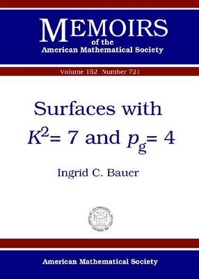 Surfaces with K 2 7 and Pg 4