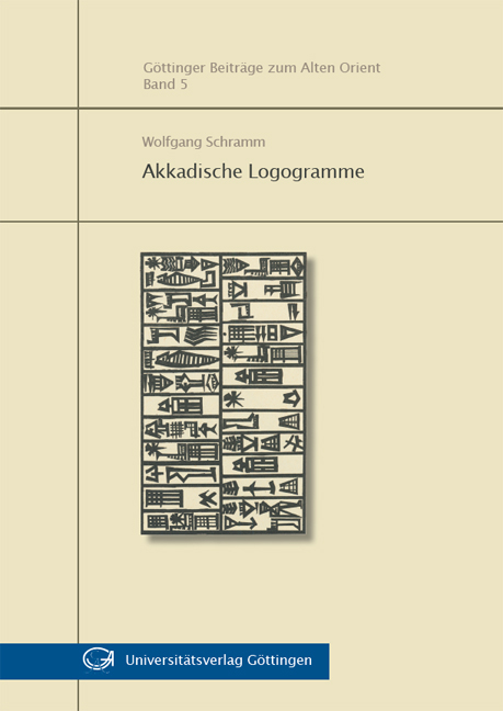 Akkadische Logogramme - Wolfgang Schramm