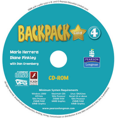 Backpack Gold 4 CD ROM (Student Book) New Edition for Pack - Diane Pinkley, Mario Herrera