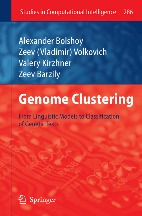 Genome Clustering - Alexander Bolshoy, Zeev Volkovich, Valery Kirzhner, Zeev Barzily